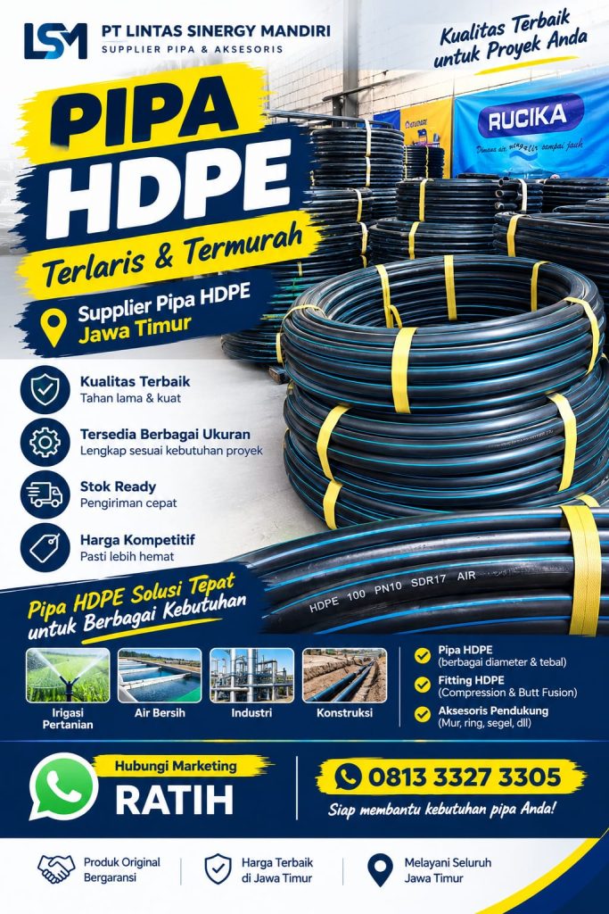 UPGRADE KE HDPE AMD MURAH GRESIK